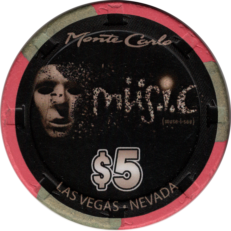 Monte Carlo Casino Las Vegas Nevada $5 Jabbawockeez Chip 2010