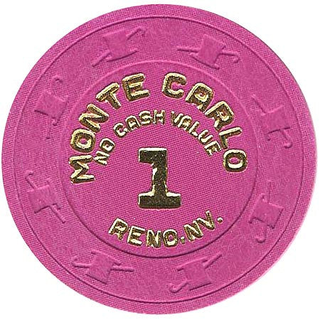 Monte carlo 1 (No Cash Value) chip - Spinettis Gaming - 2