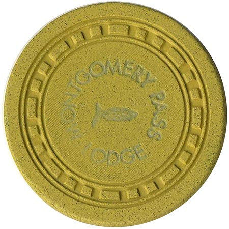 Montgomery Pass Lodge $1 (yellow) chip - Spinettis Gaming - 1