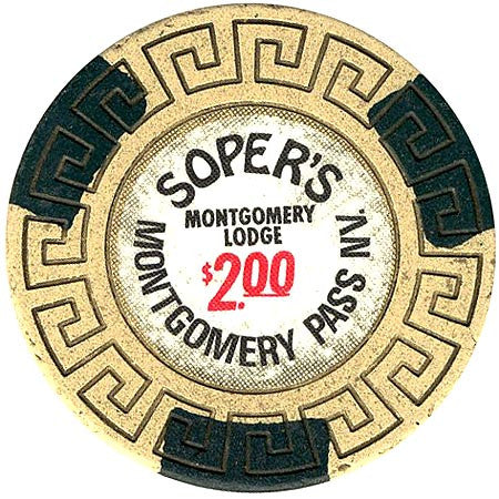 Montgomery Lodge (Soper's) $2 chip - Spinettis Gaming - 2