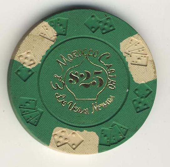 El Morocco $25 (green 1975) Chip - Spinettis Gaming - 1