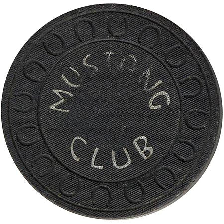 Mustang Club (black) chip - Spinettis Gaming - 1