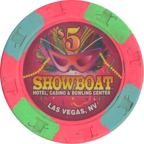 Showboat Casino Las Vegas Nevada $5 Chip 1996
