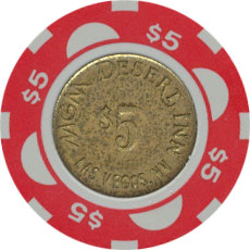 MGM Desert Inn Casino Las Vegas Nevada $5 Chip 1988