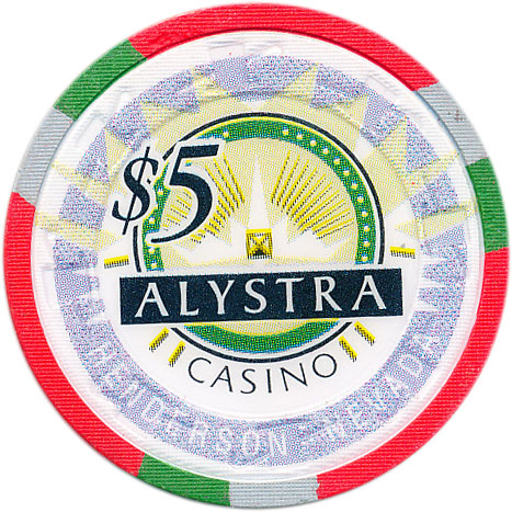 Alystra Casino Henderson Nevada $5 Chip 1995
