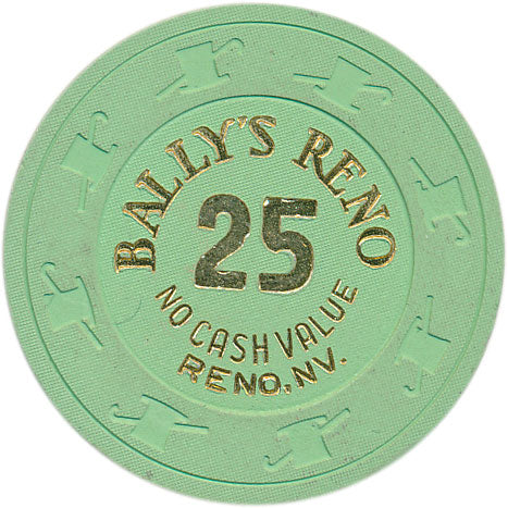 Ballys Casino Reno Nevada 25 NCV Chip 1980s