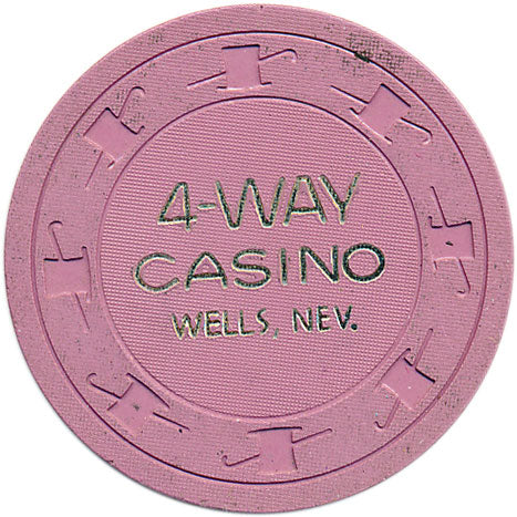 4 Way Casino Wells Nevada $1 Chip 1957 Christy and Jones