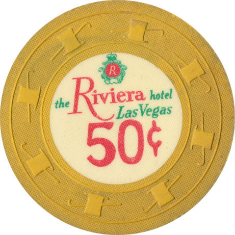 Riviera Casino Las Vegas Nevada 50 Cent Chip 1969