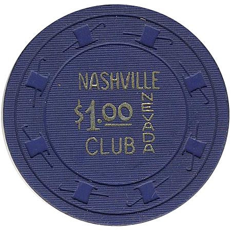 Nashville Club $1 (blue) chip - Spinettis Gaming - 1