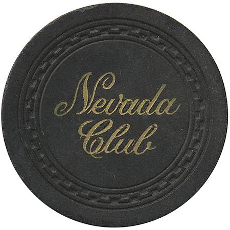 Nevada Club (black) chip - Spinettis Gaming - 1