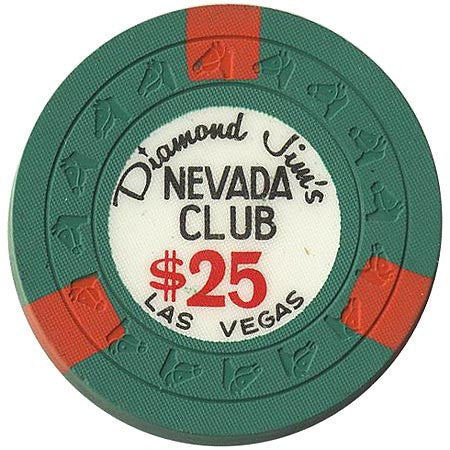 Nevada Club $25 (dk. green) chip - Spinettis Gaming - 2