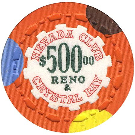 Nevada Club $500 (orange) chip - Spinettis Gaming - 1
