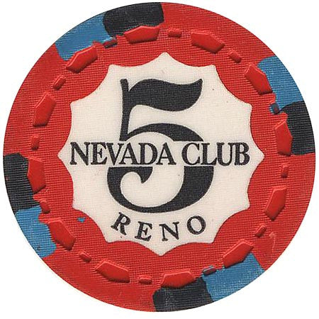 Nevada Club $5 chip 1969 Uncirculated - Spinettis Gaming
