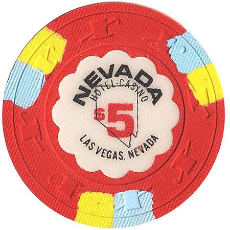 Nevada Hotel $5 (red) chip - Spinettis Gaming - 1