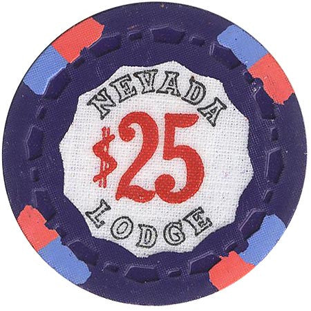Nevada Lodge Reno $25 (purple) chip - Spinettis Gaming