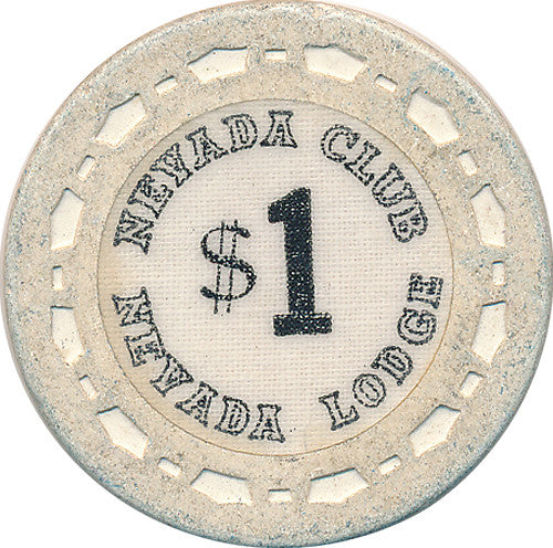 Nevada Club/Lodge Reno NV $1 Casino Chip - Spinettis Gaming - 2