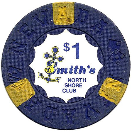 North Shore Club $1 (blue) chip - Spinettis Gaming - 2