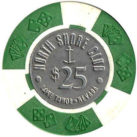 North Shore Club $25 (green) chip - Spinettis Gaming