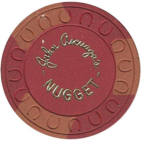 Nugget (John Ascuaga) (red) chip - Spinettis Gaming - 2