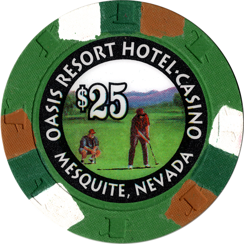 Oasis Resort Casino Mesquite Nevada $25 Chip