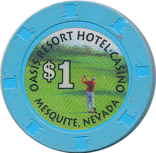 Oasis, Mesquite NV $1 Casino Chip - Spinettis Gaming - 2