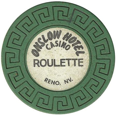 Onslow Casino Roulette (green) chip - Spinettis Gaming - 1