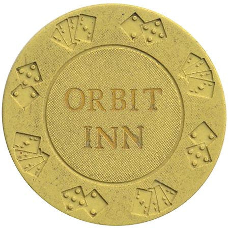 Orbit Inn (yellow) chip - Spinettis Gaming - 2