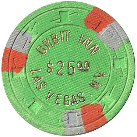 Orbit Inn $25 (green) chip - Spinettis Gaming - 1