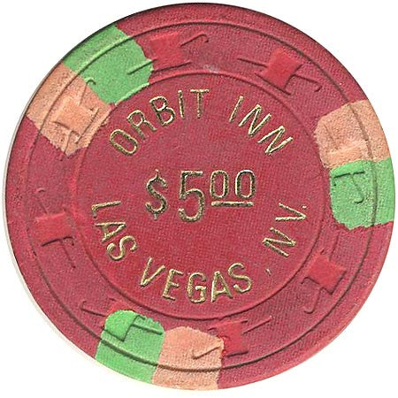 Orbit Inn $5 (red) chip - Spinettis Gaming - 1