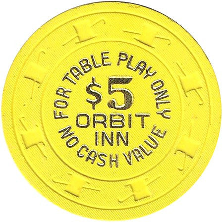 Orbit Inn $5 ( No Cash Value) chip - Spinettis Gaming - 2