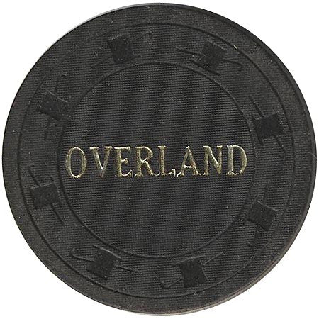 Overland Hotel $5 (black) chip - Spinettis Gaming - 2