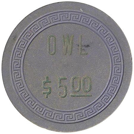 Owl $5 chip - Spinettis Gaming - 2