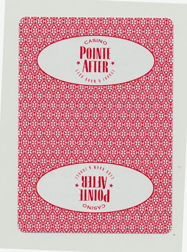 POINTE AFTER 1 NEW RED DECK OF CASINO PLAYING CARDS - Spinettis Gaming - 2