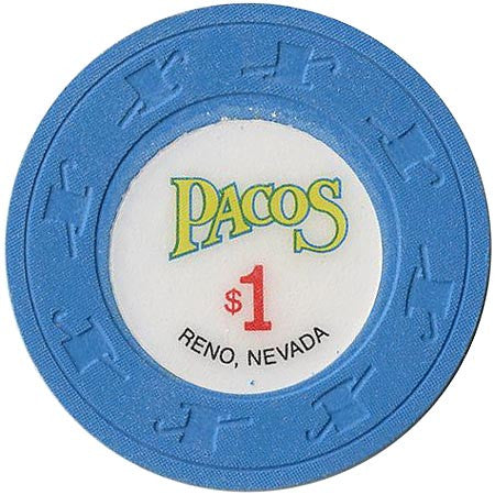 Pacos $1 (blue) chip - Spinettis Gaming - 1