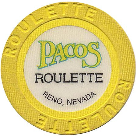Pacos (roulette) (yellow) chip - Spinettis Gaming - 2