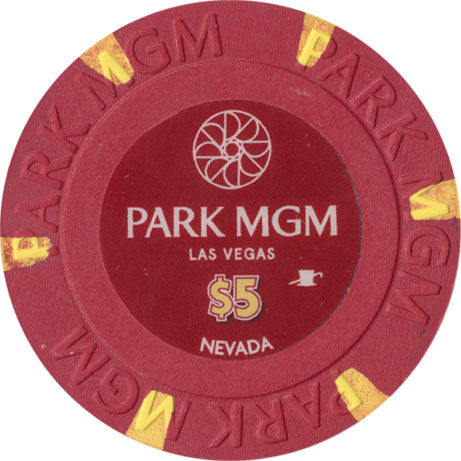 Park MGM Casino Las Vegas NV $5 Chip 2018