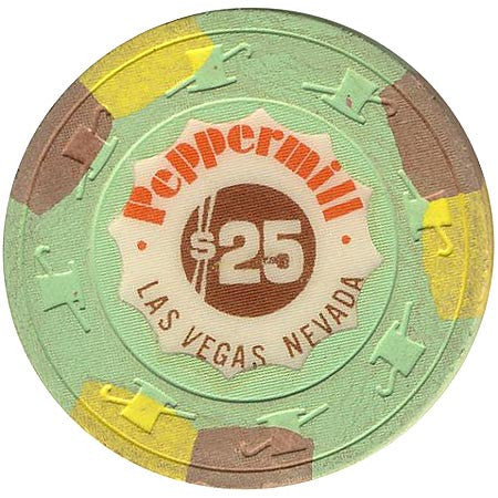 Peppermill Casino Las Vegas Nevada $25 Chip 1982