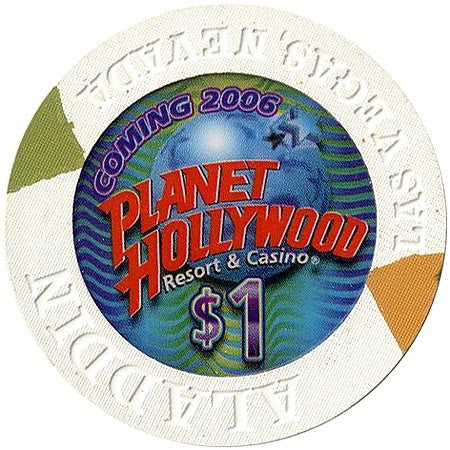 Planet Hollywood, Las Vegas NV $1 (Aladdin Mold) Casino Chip - Spinettis Gaming - 1