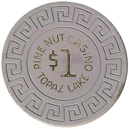 Pine Nut Casino $1 (gray) chip - Spinettis Gaming - 2