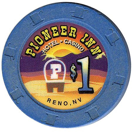 Pioneer Inn $1 (blue) chip - Spinettis Gaming - 1