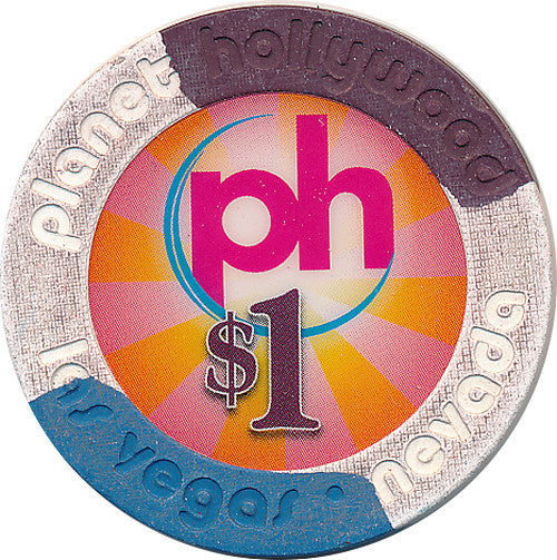 Planet Hollywood, Las Vegas NV $1 Casino Chip - Spinettis Gaming - 2