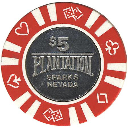 Plantation $5 (red) chip - Spinettis Gaming - 1