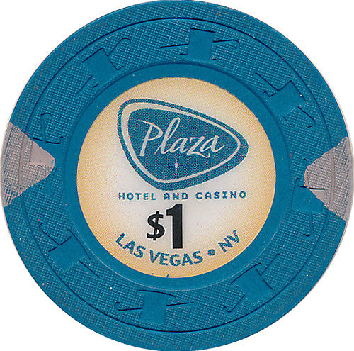 Plaza Casino, Las Vegas NV $1 Casino Chip - Spinettis Gaming