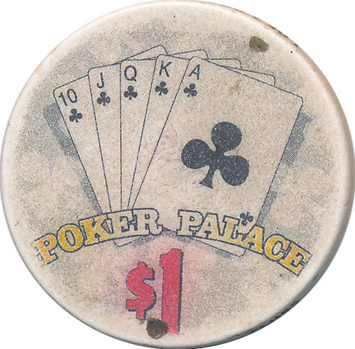 Poker Palace, Las Vegas NV $1 Casino Chip - Spinettis Gaming - 4