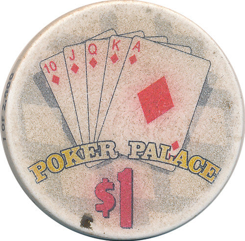 Poker Palace, Las Vegas NV $1 Casino Chip - Spinettis Gaming - 3