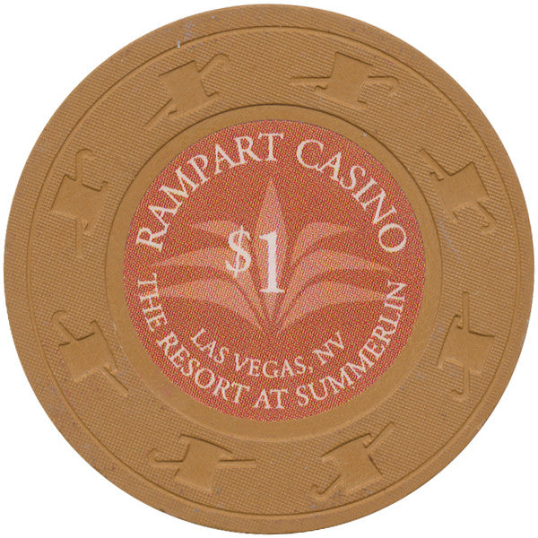 Rampart Casino (Paulson), Las Vegas NV $1 Casino Chip - Spinettis Gaming - 2