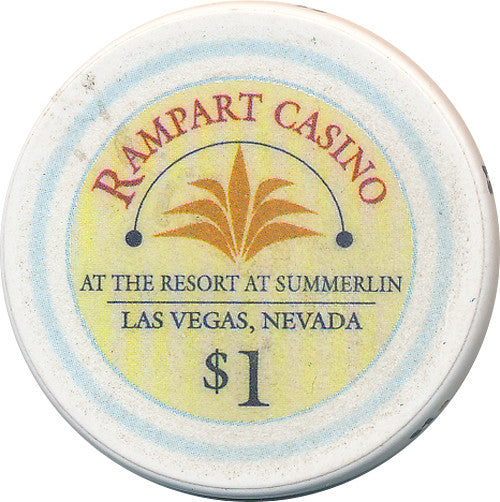 Rampart Casino, Las Vegas NV $1 Casino Chip - Spinettis Gaming - 1