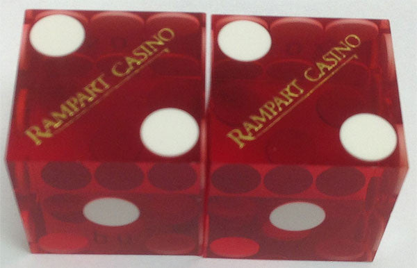 RAMPART CASINO MATCHING NUMBER DICE 1 PAIR - Spinettis Gaming - 2