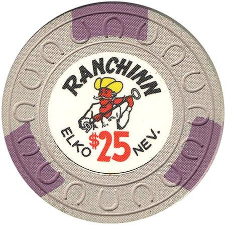 Ranchinn $25 (gray) chip - Spinettis Gaming - 2