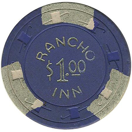 Rancho Inn $1 (blue) chip - Spinettis Gaming - 2